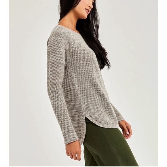 Ag Adriano Goldschmied Sweaters - AG Long Sleeve Tunic Pullover Gray Size M